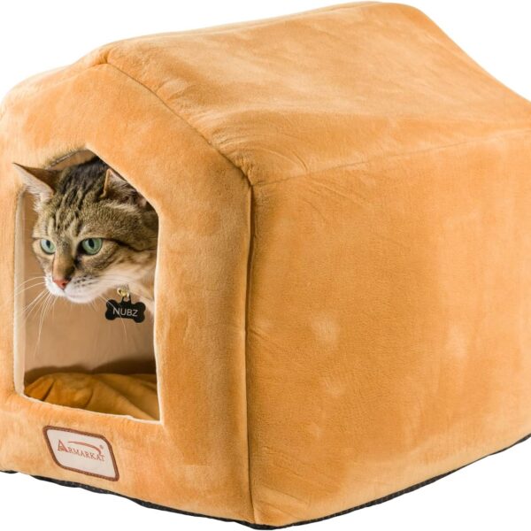 Armarkat Brown Cat Bed Size, 18-Inch by 14-Inch