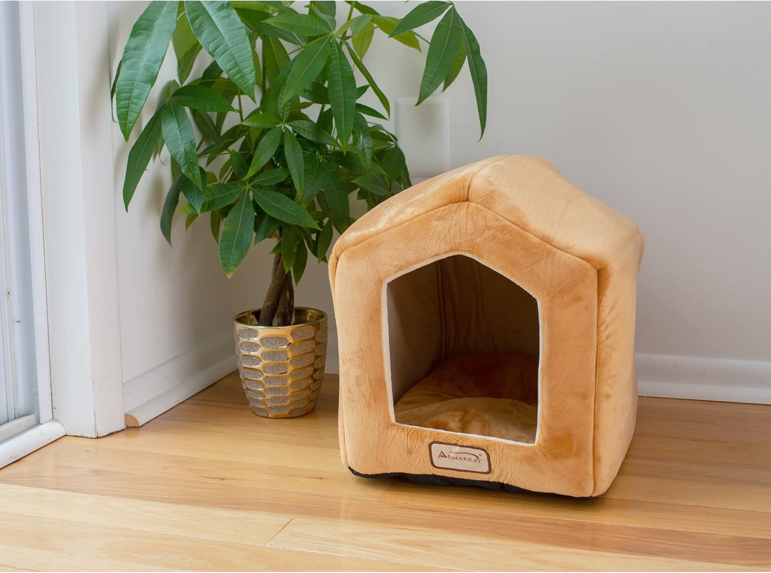 Armarkat Brown Cat Bed Size, 18-Inch by 14-Inch - Image 2