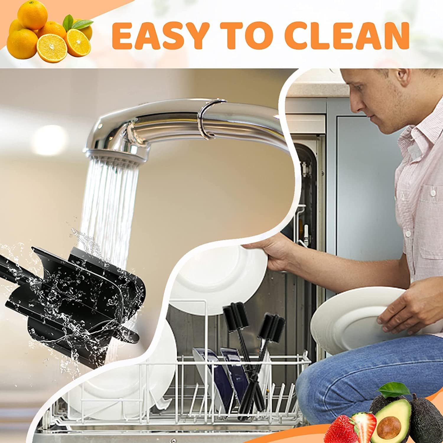 Meat Chopper, Hamburger Chopper, Potato Masher-Professional Multifunctional Heat Resistant Nylon Ground Beef Smasher Kitchen Tools And Gadgets, Safe For Non-Stick Cookware. - Image 3